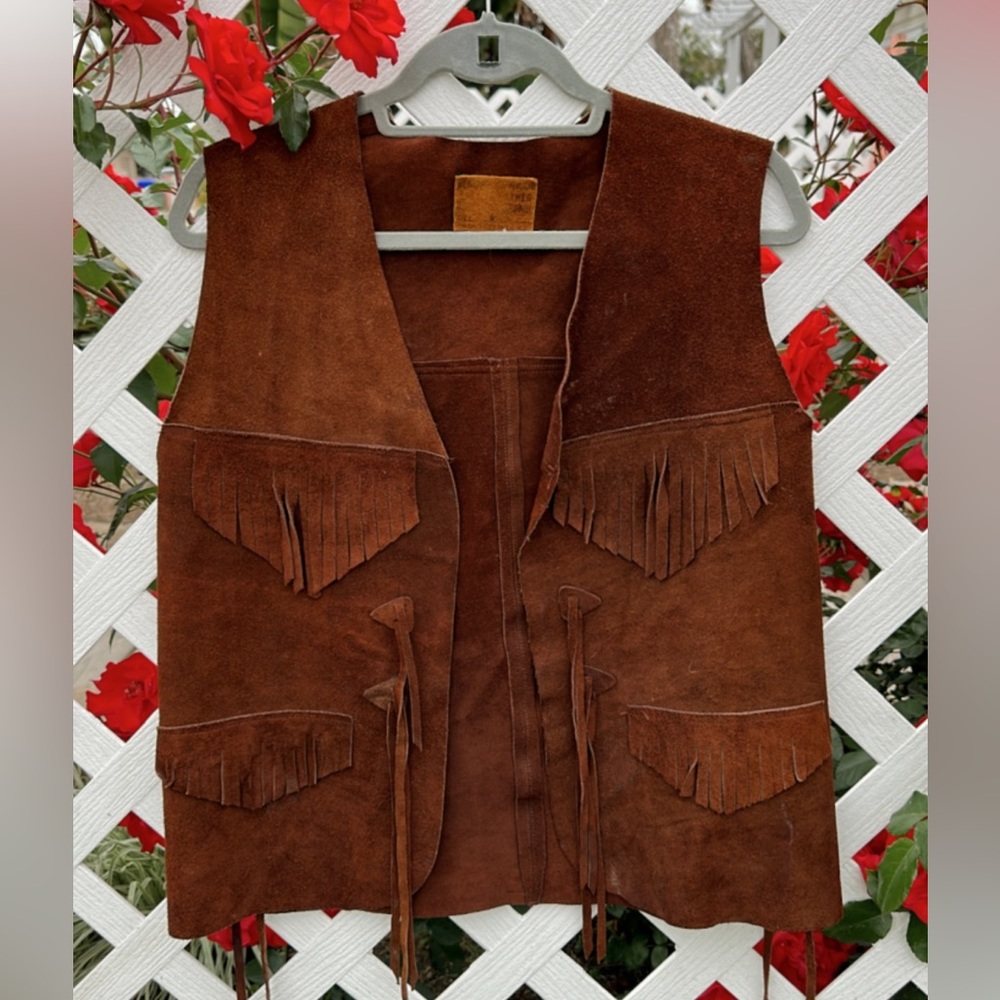 Vintage suede vest 1970s